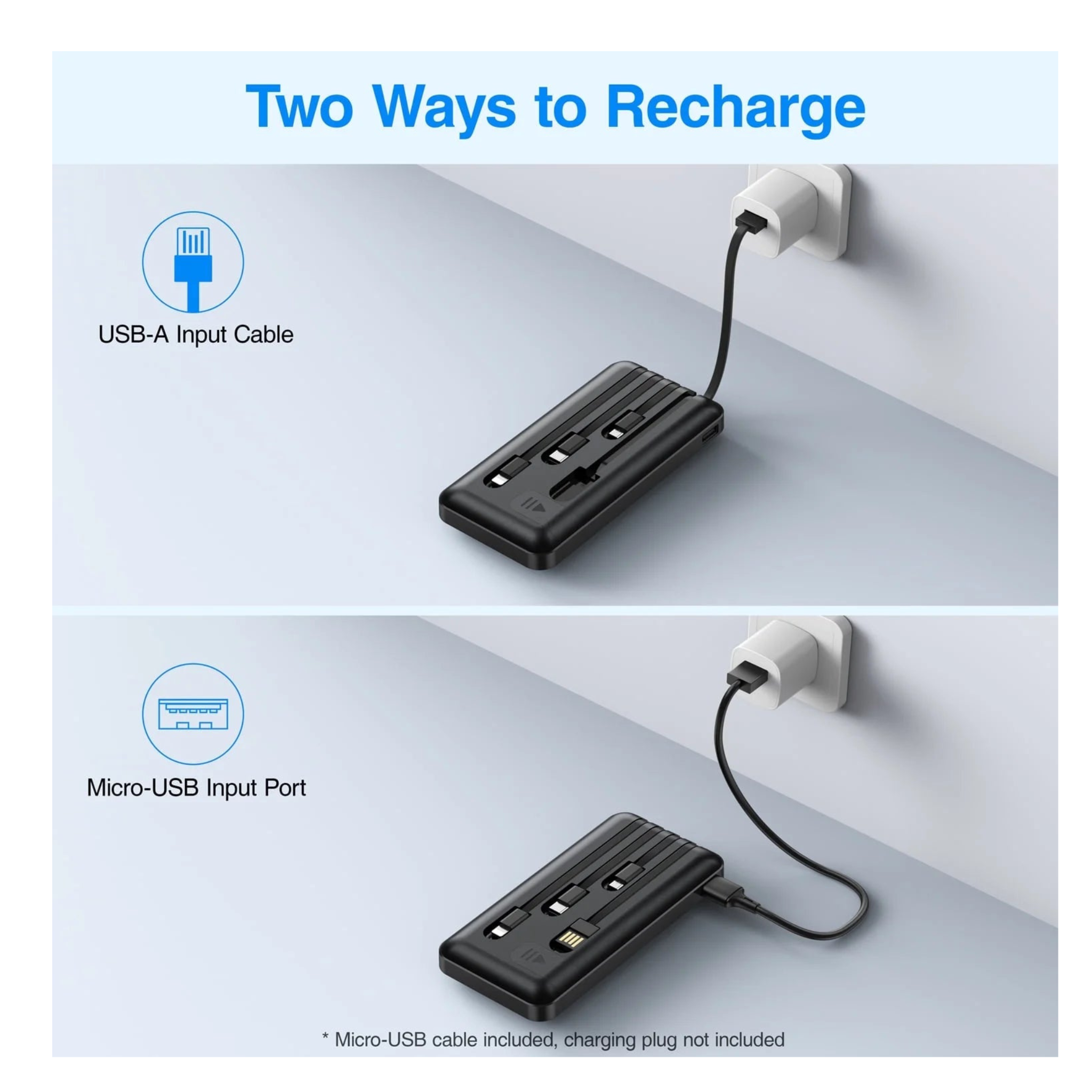 MultiCable Power Bank